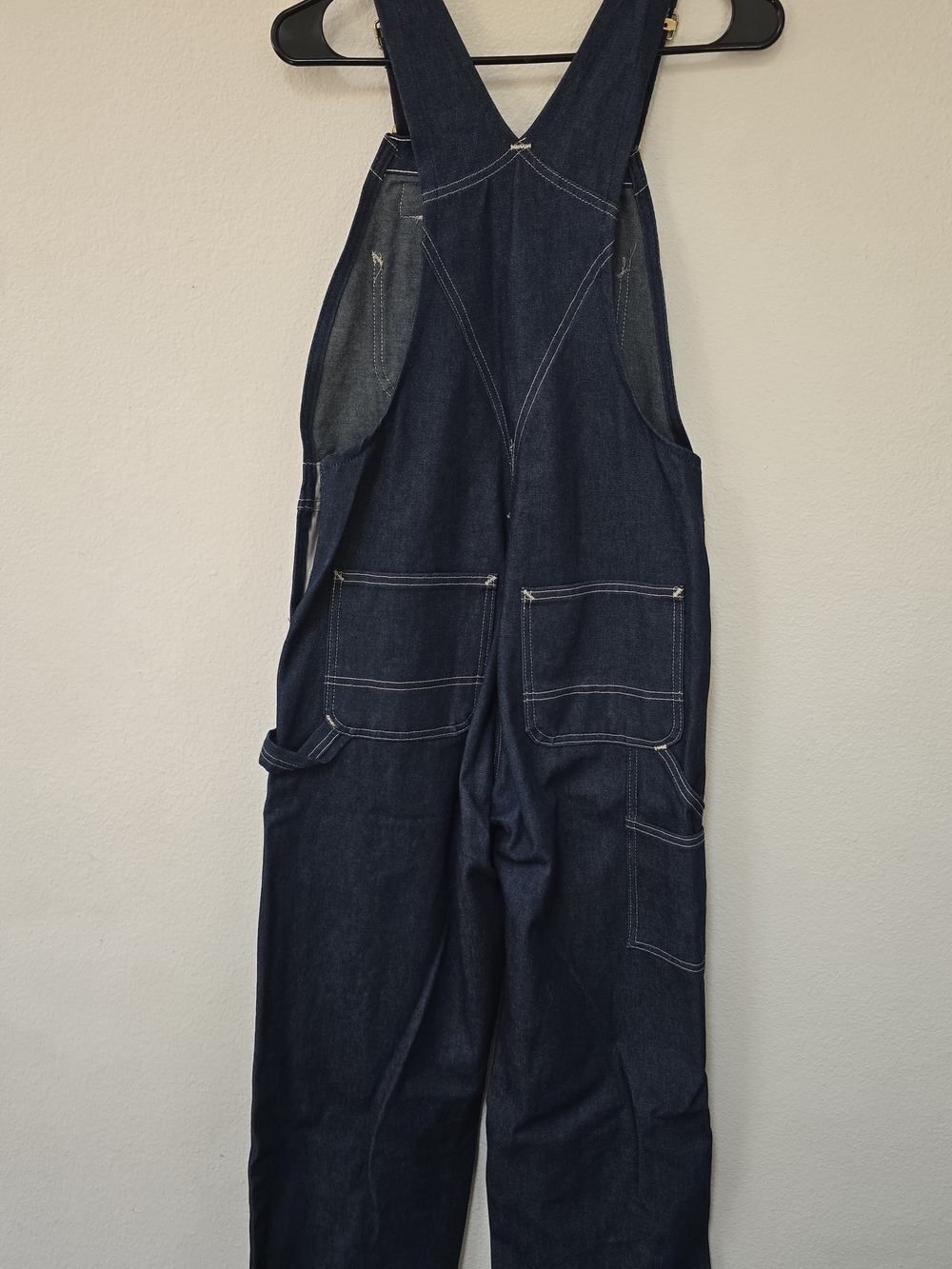 Carhartt Men's Dark Blue Denim Overalls - Picture 5 of 7